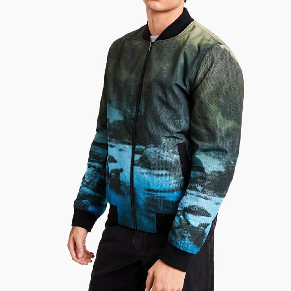 Sun + Stone Oak Bomber - Mems medium jacket
